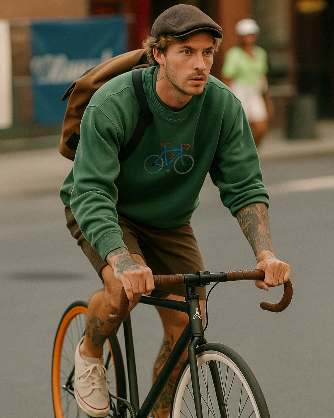 Bike Sweatshirt for Real Riders — Premium, Made in the EU