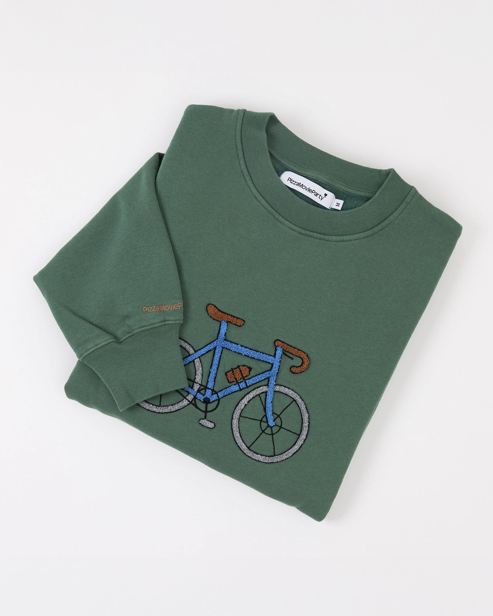 Bike Fixie Green Sweatshirt