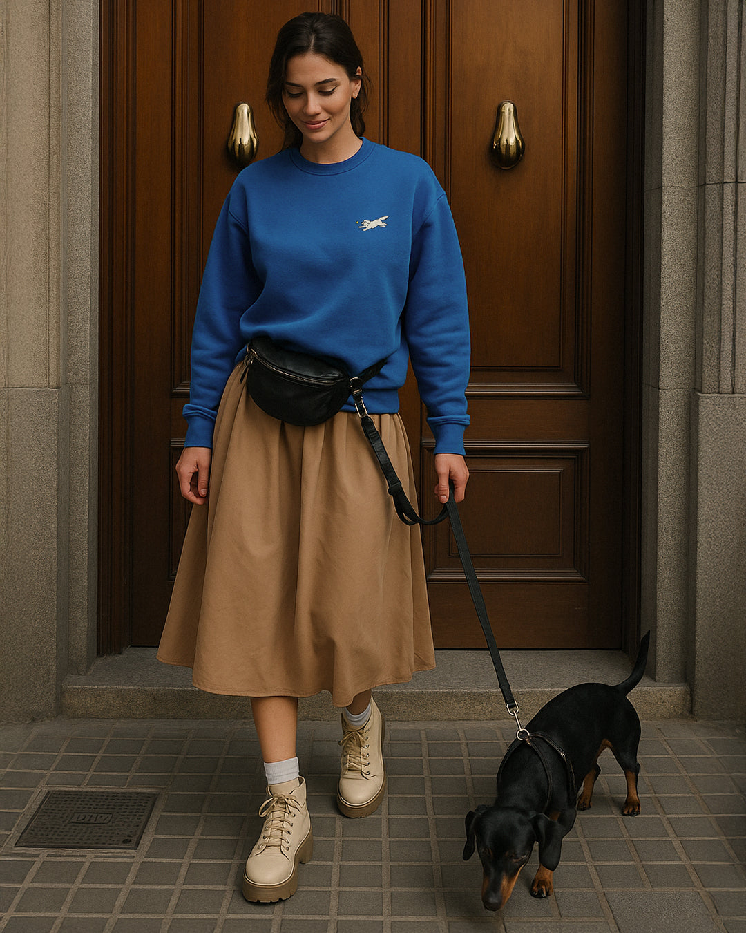Golden Retriever Dog Blue Sweatshirt